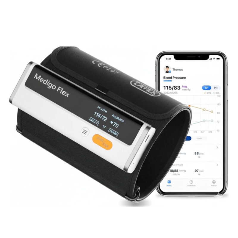 MediGo Flex CardioCheck Duo 2-in-1 Blood Pressure Monitor with ECG