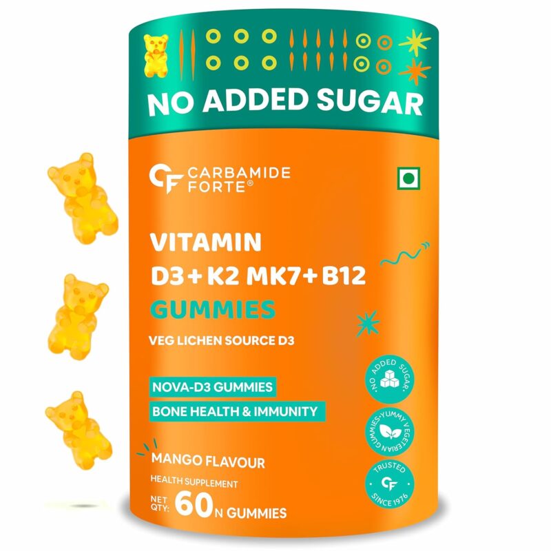 Carbamide Forte Vitamin D3 K2 B12 Gummies