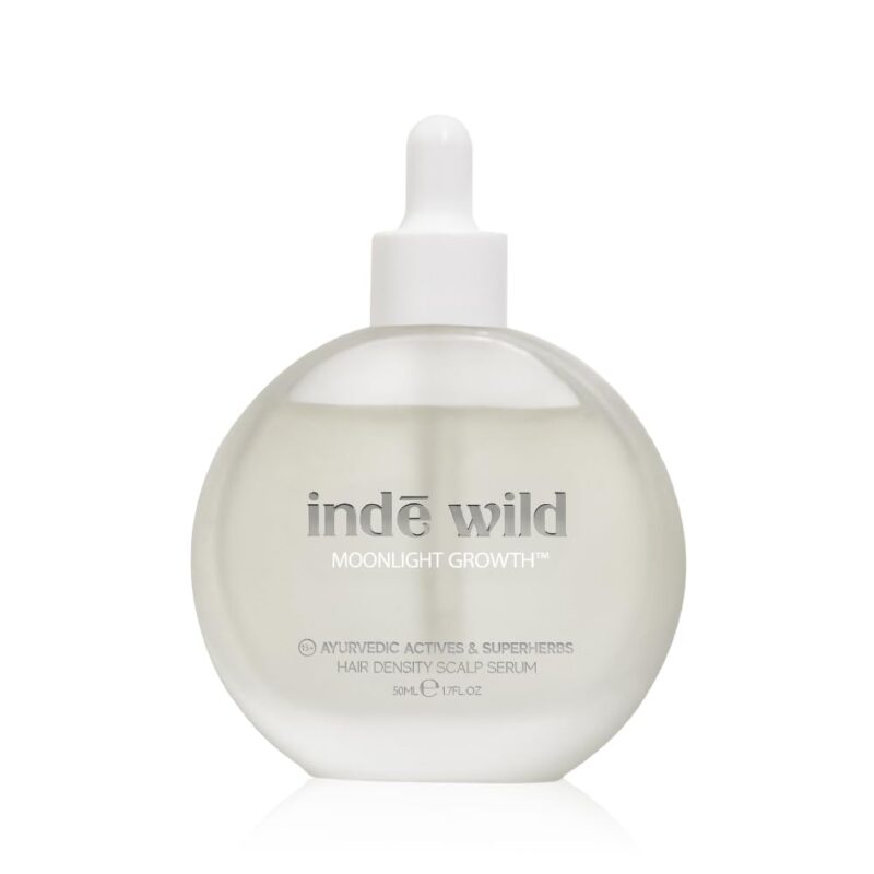 indē wild Moonlight Overnight Scalp Serum/Hair Growth Serum 50ml | Advanced Ayurvedistry™ | Scalp Treatment for Hair Density | Infused with 3% Redensyl, 3% Procapil and 3% Baicapil | For all hair types