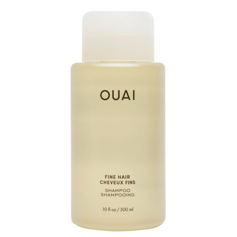 OUAI Fine Shampoo - Volumizing Shampoo with Strengthening Keratin, Biotin & Chia Seed Oil for Fine Hair - Delivers Clean, Weightless Body - Paraben, Phthalate & Sulfate Free Hair Care (300 ML)