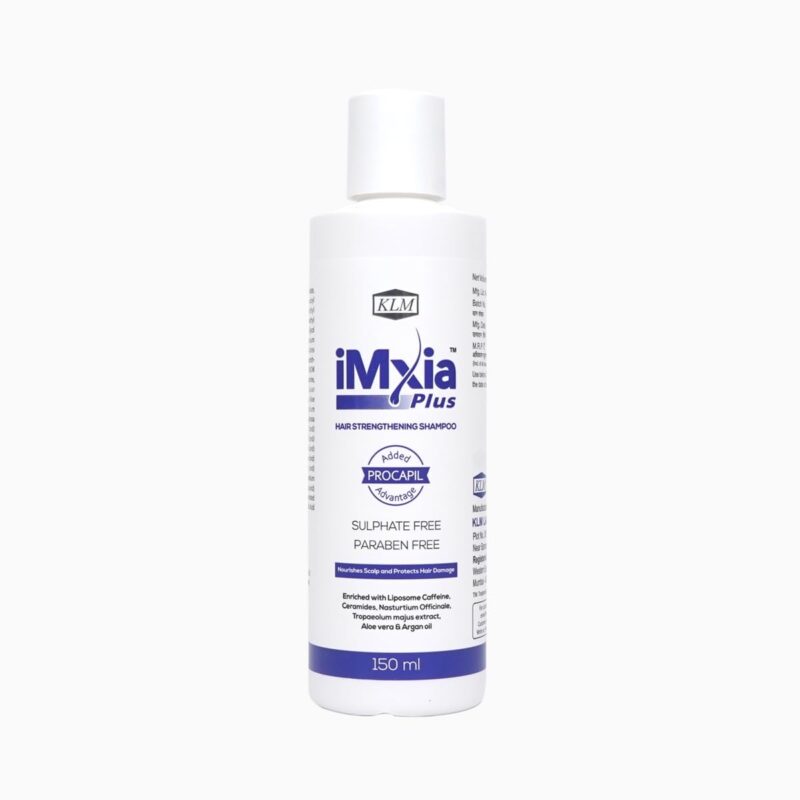 KLM iMxia Plus Hair Strengthening Shampoo, 150ml |Enriched with Procapil & Essential Nutrients | Sulphate & Paraben-Free