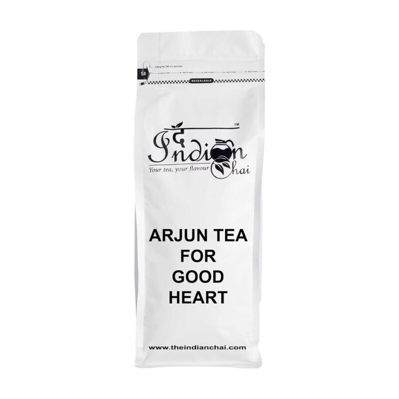 The Indian Chai - Arjun Tea For Good Heart 1Kg | Bulk Pack | Herbal Blend with Arjuna Bark, Ashwagandha, Brahmi & Shankhpushpi | Supports Cardiac Wellness, Calm & Daily Vitality