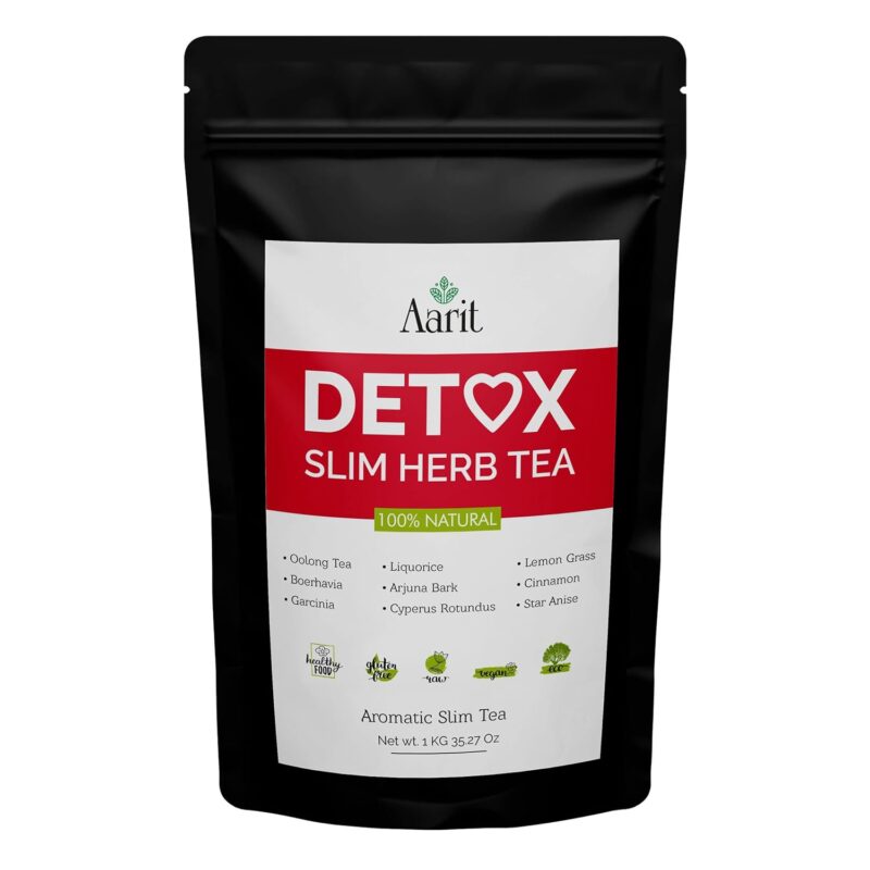 AARIT Aromatic Slim Herb Tea Help Weight Management | Rich In Antioxidants | Decrease Inflammation | Activesupports | Chemical Free | Preservative Free - 1 Kg, Oolong Tea