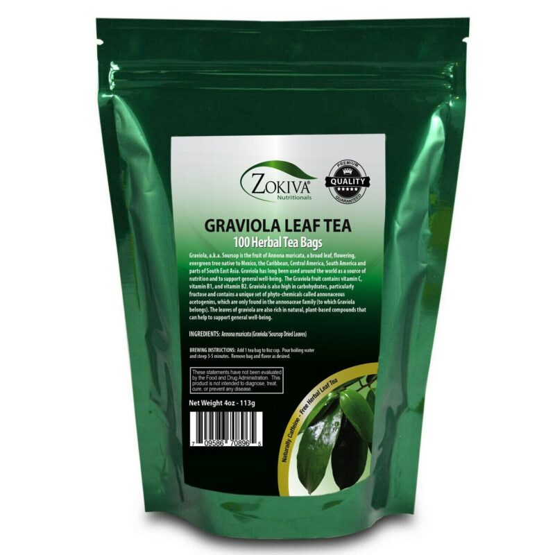 Graviola Tea 90 Bags Soursop - Annona muricata - Guanabana - Premium Quality 100% Pure Leaf