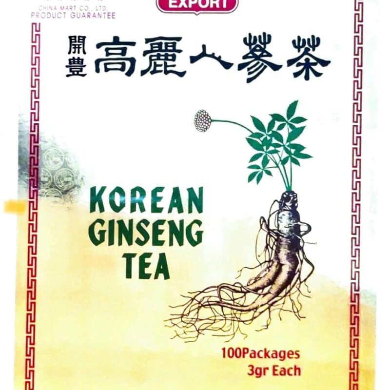 Gae Poong Korean Ginseng Tea 100 Sachets X 3g Each