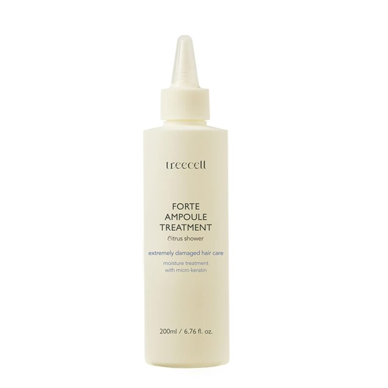 Treecell Forte Ampoule Treatment (200ml) | Korean Hair Treatment with Micro Keratin, Protein & Amino Acids | Smooth, Shiny Salon-Like Hair in 5 Minutes | For Extremely Damaged Hair