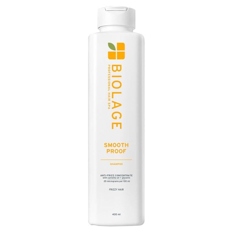 Biolage Smooth Proof Professional Shampoo | Up to 72HR Frizz Control | With Camellia Oil & Glycerin | For Dry and Frizzy Hair | For Women and Men | Vegan & Cruelty-Free