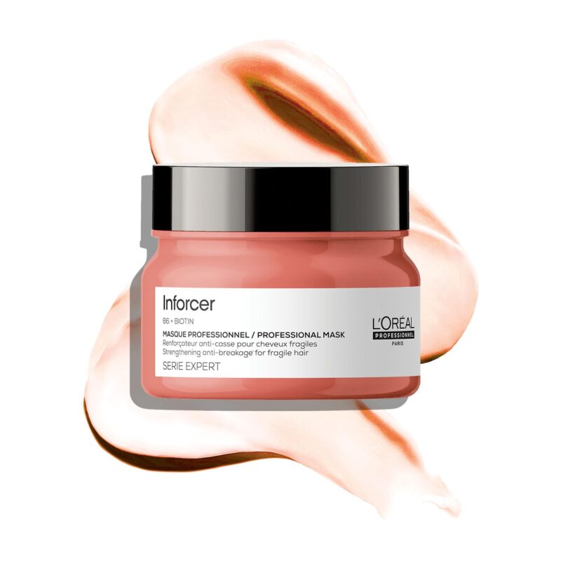 L’Oréal Professionnel Inforcer Strengthening Hair Mask with Vitamin B6 & Biotin for Weak, Brittle Hair, Serie Expert, 250gm