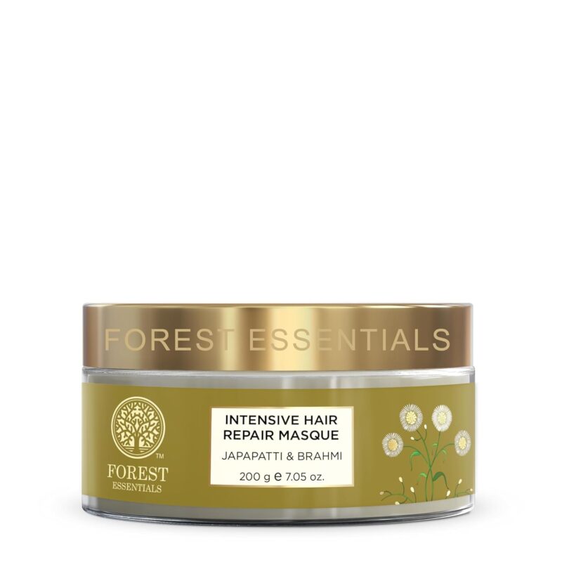 Forest Essentials Ayurvedic Hair Mask Japapatti & Brahmi | For Frizz, Dryness & Damage | Nourishing & Strengthening Hair Treatment