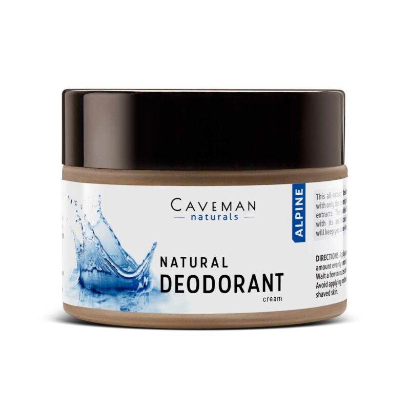 Caveman Naturals Deodorant Cream | India's 1St Made Safe Certified Natural Deodorant, 50G (Alpine) For Men And Women