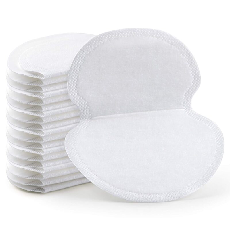 Underarm Sweat Pads - OTTOLIVES PREMIUM QUALITY Fight Hyperhidrosis [100 Pack] for Men and Women Comfortable, Non Visible, Extra Adhesive, Disposable Dress Guards/Shields, Sweat Free Armpit Protection