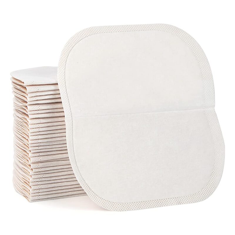 Upgrade Largest Underarm Sweat Pads, 80 Packs Premium Armpit Sweat Pads Fight Hyperhidrosis for Men & Women, Armpit Underarm Shields Comfortable Unflavored, Non Visible, Sweat Free Armpit Protection