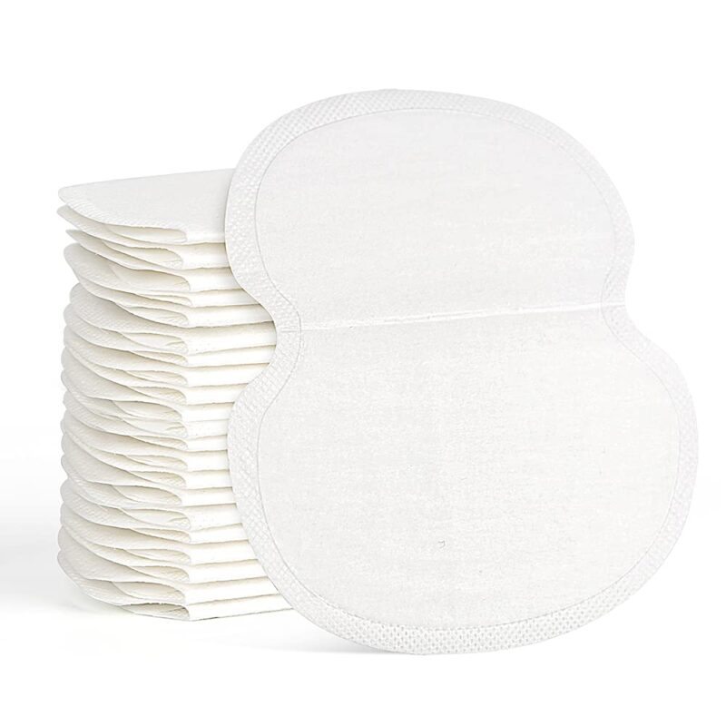 Upgrade Largest Underarm Sweat Pads,【100 Packs】Premium Armpit Sweat Pads Fight Hyperhidrosis for Men & Women, Armpit Underarm Shields Comfortable Unflavored, Non Visible, Sweat Free Armpit Protection
