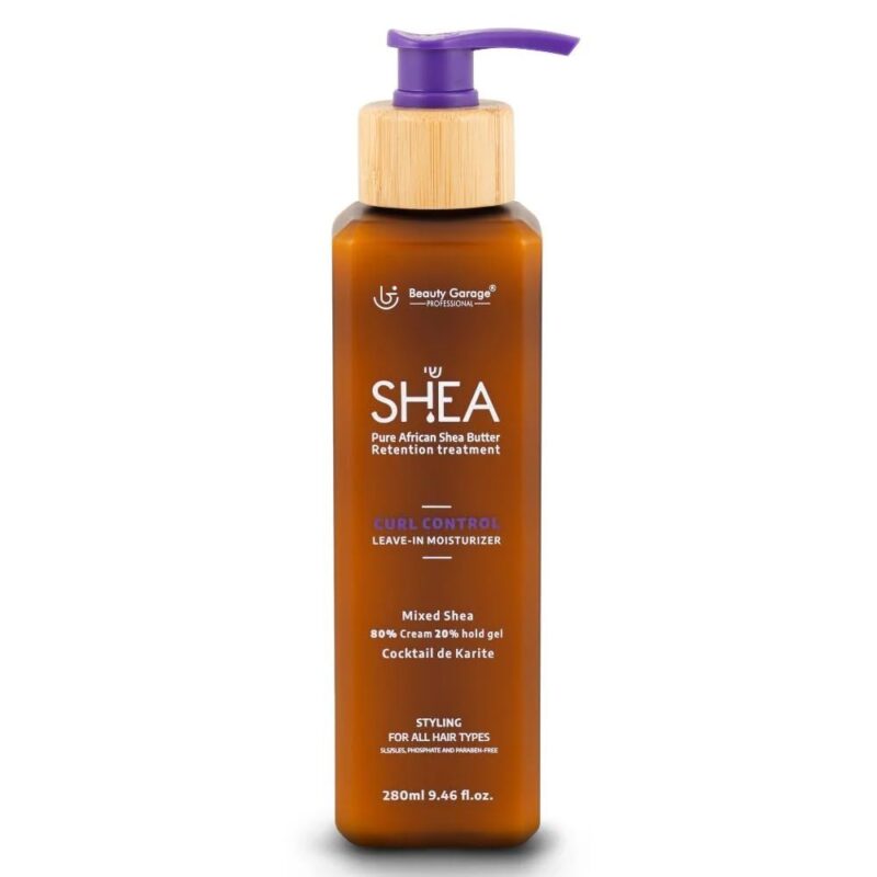 Beauty Garage Shea Curl Control Leave In Moisturizer 80% Cream 20% Hold Gel 280ml