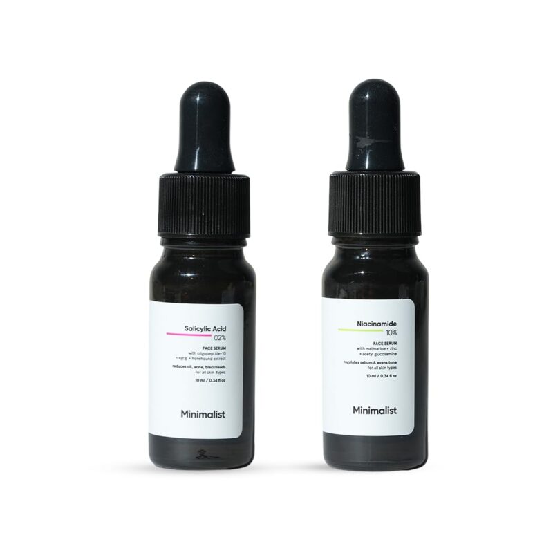 Minimalist Acne Control Duo Mini : Salicylic Acid + Niacinamide Serum