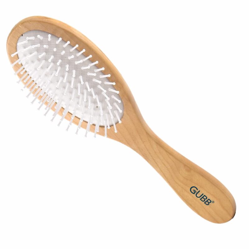 GUBB Oval Hair Brush Detangling & Styling Hair Brush |Straightens & Detangles Curly Hairs | Faster & Easier Detangle Wet or Dry Hair | Reduces Hair Breakage and Promotes Hair Growth | Suitable For All Hair Types | Hair Brush for Men & Women (Wooden Hues)