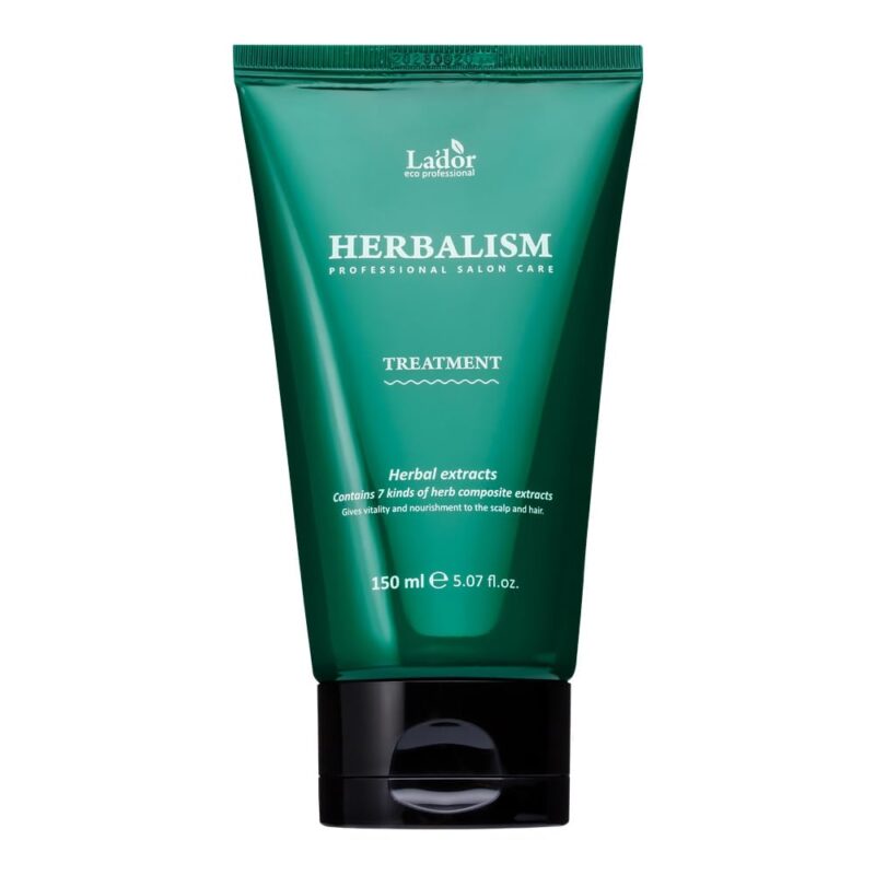 LADOR Herbalism Hair Treatment (Conditioner) (150ml) Korean Hair Conditioner To Control Hair Fall, Repairs Damaged Hair, Maintaining Softness, Natural Shine | Suitable For Sensitive Scalp, Frizzy & Damaged Hair