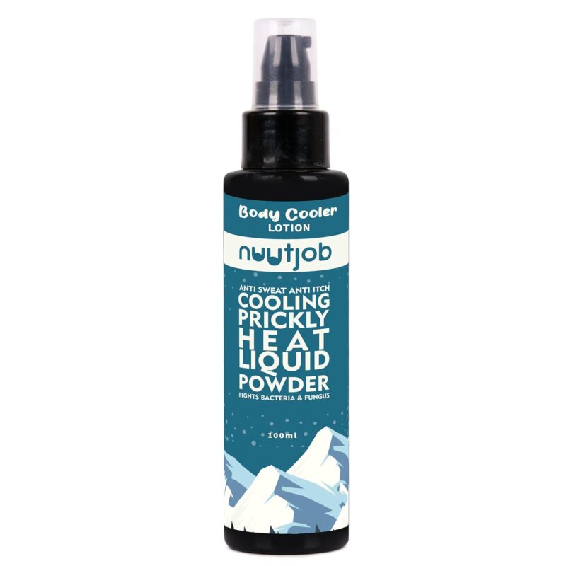 Body Cooler | Instant Cooling Liquid Powder for Body | Prickly Heat Powder Replacement | No Sweat, Smell, Chafing & Irritation | Instant Freshness | Long Lasting Cooling Relief | For Men & Boys | 100 ml